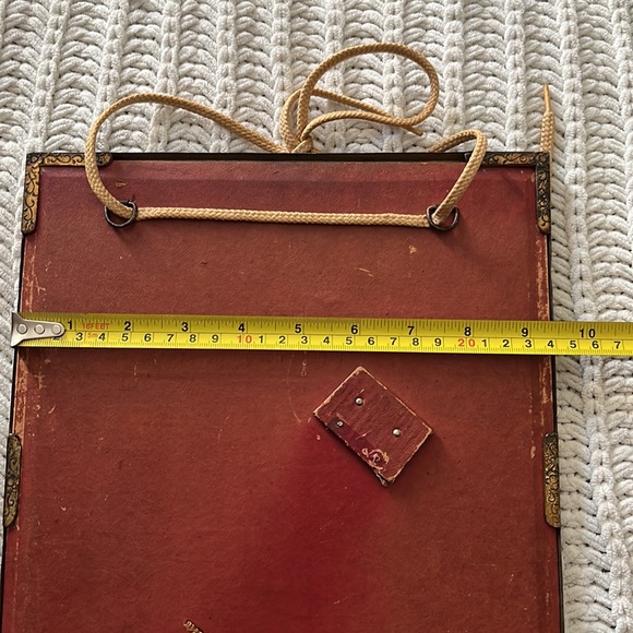 🐉Vintage MCM Mid Century Modern Brass Hanging Dragon Frame Wall Art Decor🐉 - Picture 12 of 16